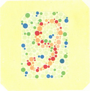 таблиця для дослідження кольоровідчуття