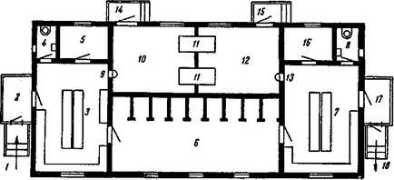 схема пристрою санітарного пропускника