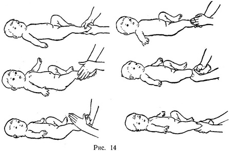 масаж на передньо-зовнішній поверхні стопи і гомілки