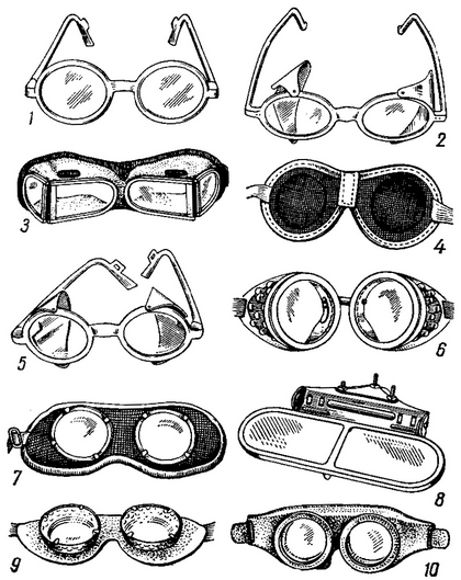 захисні окуляри