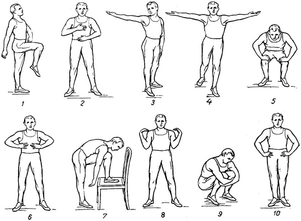 комплекс вправ при початкових стадіях пневмосклерозу