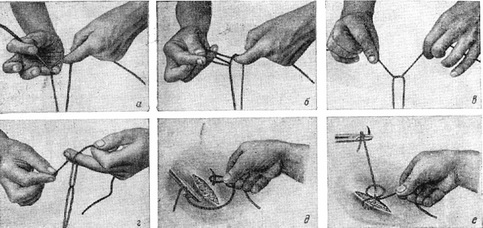 прийоми зав'язування вузлів